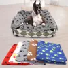 柔らかいフリースフレンチブルドッグブランケット秋/冬の暖かいペット犬のベッドマットのための犬のクッションの毛布の子犬猫の寝ているマット