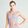 Stoßfester Sport-BH im U-Stil, sexy Rücken, Damen-Unterwäsche, Yoga-BH, geraffte Form, Fitness-Laufweste, atmungsaktiv, für Fitnessstudio, Yoga, Kleidung, Tank-Tops