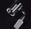 Hoge kwaliteit XL Flat Top Quartz Banger Nail met 5 mm dikke bodem Domeless Quartz Nail voor glazen waterpijp bongs