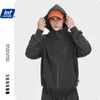 Inflation Mens Zipper Sweatshirt Coat Höst Warm Plain Fleece Hoodies Winter Oversized Jacket Män Outwear2505W 211217