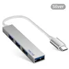 Type C HUB 4 Port USB-C to USB 2.0 Splitter Converter OTG Adapter Cable for PC Laptop Notebook Accessories