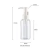 75ml Small Empty Plastic Oil Pump Bottles For Facial Cleanser Liquid Soap Cosmetic PET Containers Travel Packaging