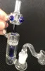 5.9 inç Mini Yağ Teçhizatları Harman Sigara Cam Borular Dab Teçhizatlar Cam Su Bongs Chicha Comb Perc Shisha ile 14mm Banger