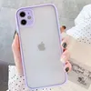 Étuis de téléphone en silicone transparent de haute qualité pour iPhone 11 12 Pro Max X XR étui de protection couleur