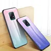 Cas de téléphone pour Xiaomi Redmi 10x Pro 5G 4G Coque en verre trempé Xiomi Redmi Note 9 9S PRO Max Boîtier arrière avec bords doux