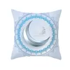 Housse de coussin Ramadan pêche dorée housse de coussin en velours peau musulmane pour Eid Al Fitr