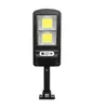 120COB 128COB 320LEDER SOLAR WARL LAMP Outdoor Lighting Security Street Light Light Pir Motion Sensor التحكم عن بُعد