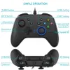 US Stock Wired Gaming Joystick Gamepad Dual-Vibration Game Controller Kompatibel med PS3, Switch, Windows 10/8/7 PC Laptop, TV Box A05