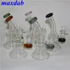 Pipes à eau en verre Bongs narguilé avec 14mm Joint bol à fumer quartz banger clou Beaker Bong Oil Rigs