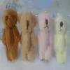 100 stks / partij H = 4,5 cm Mini Gevulde Jointed Teddy Bear Doll Knuffels Gift, DIY Creatieve Handgemaakte Sieraden Accessoires