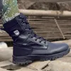 Angleterre style hommes loisirs embout en acier couverture chaussures de sécurité de travail anti-pierce chantier de construction bottines de sécurité des travailleurs protéger Y200915