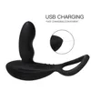 NXY Vibrators Levett USB Uppladdningsbar prostata Massager Male Anal Plug Sexleksaker för Män Trådlös Ring Remote Control Vibrator 220110