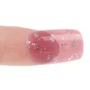 24pcs Pink Glitter Line Long Faux Nails Plein couverture Nail Art False Colle Faire pression sur la décoration de manucure avec colle1