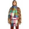 남성과 여성 일반 스타일 캐시미어 스카프 담요 여성의 다채로운 격자 무늬 Tzitzit 모방 220110