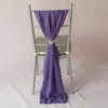 50st Chiffon -stol Sash Chiavari Chair Decoration Sashes for Wedding Birthday Party