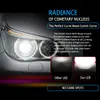 1Pair Car Headlight Lampor LED H1 H4 H7 H8 H11 Auto C6-lampor HB4 H27 8000LM 6000K 36W Billjus Universal Canbus