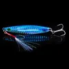 Metal Slow Jig Cast Spoon 10G 14G 17G 21G 28G 40G Fishing Lure Jigs Trolling Saltwater Lures Artificial Bait Shore Jigging Bass