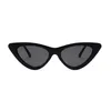 Sunglasses Brand Designer Cat Eye Women Cute Sexy Triangle Sun Glasses For Small Frame Cateye Oculos Vintage Black