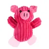 Pluche Hond Speelgoed Squeaky Pig Frog Puppy Chew Toy Interactive Cat Speelgoed Pet Dog Sound Toys voor kleine medium honden