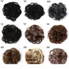 Elastyczna bałagan Bun Syntetyczny pączek Kinky Curly Scrunchie Hair Roller Szybka i łatwa Chignon5244853