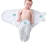 Decken Pucken Baby Schlafsack Born Envelope Cocoon Wrap Swaddle Weiche 100 % Baumwolle 0-6 Monate Schlafdecke