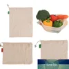 マーケットバッグエコに優しい再利用可能な自然綿メッシュプロデュースバッグフルーツ野菜収納バッグキッチン組織バスケット