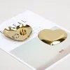 Ring Jewelry Stainless Steel Tray Necklace Bracelet Heart-shaped Trays Bedroom Desktop Storage Box Home Decoration Ornament BH5920 WLY