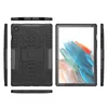 Custodia in silicone con cavalletto ibrido a doppio strato per Samsung Galaxy Tab A8 10.5 X200 2021 Cover per tablet