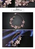 Rosa Bracciali d'oro Opal Charm Bracciali Infinity sottile oro pietra 18K
