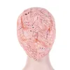 Nieuwe vrouwen kant ademt katoenen tulband hoofd hoed chemo mutsen cap multicolour hoofddeksels vrouwelijke hoofddeksels headwrap accessoires