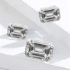 Szjinao Oldo Gemstones Moissanite Pietra da 0,2 ct a 10Ct smeraldo taglio D COLOR VVS1 indefinito per gioielli anello diamante gemme
