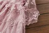 Summer Girl Dress Fashion Barnkläder Tutu Lace Cotton Print kläder Vestidos Roupa Child Menino Baby Girls Dresses Children Clothing