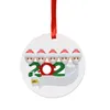 2020 Personalized Quarantine Christmas Ornament Birthdays Party Decoration Gift Product DIY Hanging Xmas Tree Ornament