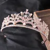 Couronne de diadèmes de mariage pour femmes, diadème de princesse en cristal strass, couvre-chef élégant, accessoires de cheveux de mariée, bijoux