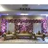 Decorative Flowers & Wreaths Artificial Flower Wall With Fake Use Rose Austin Peony For Wedding Background Decoration1