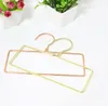 Fashion Rose Gold Hangers For Clothes Scarf Towel Drying Storage Organizer Rack Adult And Children Hanger RRF13507