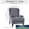 Hellende Arm King Back Chair Cover Elastische Fauteuil Wingback Wing Sofa Back Chair Cover Stretch Protector Waterdichte Slipcover