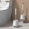 Toilettenbürste WC-Zubehör Xiaomi Instruments Set Halter für Bürsten Badezimmerprodukte Silikon Wandmontage Reinigungswerkzeuge Gel 201214