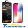 Skärmskydd för iPhone 12 Pro Max XR XS 6S 8 Plus Samsung A71 LG Stylo 6 Tempered Glass Protector Films 1 Pack i Retail Box