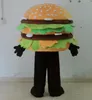 2020 Costumi mascotte Hamburger caldi di alta qualità da indossare per adulti in vendita
