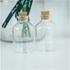 45 ml transparente Glasflaschen mit Korken, 40 x 63 x 12,5 mm, 25 Stück/Menge, für Hochzeit, Urlaub, Dekoration, Weihnachtsgeschenke