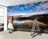 Papel pintado moderno 3d papel pintado de pintura de pared 3d paisaje de lago grande en otoño sala de estar dormitorio TV Fondo papel tapiz de pared
