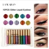 Liquid Eyeshadow Long Lasting Waterproof Liquid Glitter Eyeliner Pencils 10 colors Shining Shimmer Eye Liner Makeup eyeliner