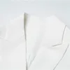 Otoño Invierno traje Blazer mujer 2020 nuevo Casual doble botonadura bolsillo mujeres chaquetas largas elegante manga larga Blazer Mujer