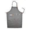 Senyue Chef serveur boulangerie café barbier Barbecue tablier pour hommes et femmes 039s salopette générale Y2001045423145