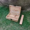 Cournot Natural Handmade Tobacco Drewniane Stash Case Box 50 * 120 * 173mm Taca Rolling Wood Tobacco Herb Skrzynka Dym Pipe Akcesoria