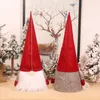 Choinka Topper Plush Szwedzki Tomte Gnome Santa Ornament Home Wakacje Dekoracje Party Decor 25 cali JK2010PH