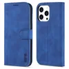 iPhoneのウォレット電話ケース14 13 12 11 Pro X XR XS Max 7 8 Plus Pure Color Cowhide Texture PU Leather Flip Kickstand Cover Case with Card Slots