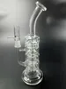 Grube Clear Glass Hoakhah z filtrem Rury do palenia Shisha Oil Dab Rig z 14mmłączem