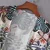 Mode Frauen Chiffon Kimono Strickjacke Harajuku Gedruckt Vorne Offen Urlaub Lose Beiläufige Dünne Bluse Tops Beachwear Cover Ups 2020 LJ200813